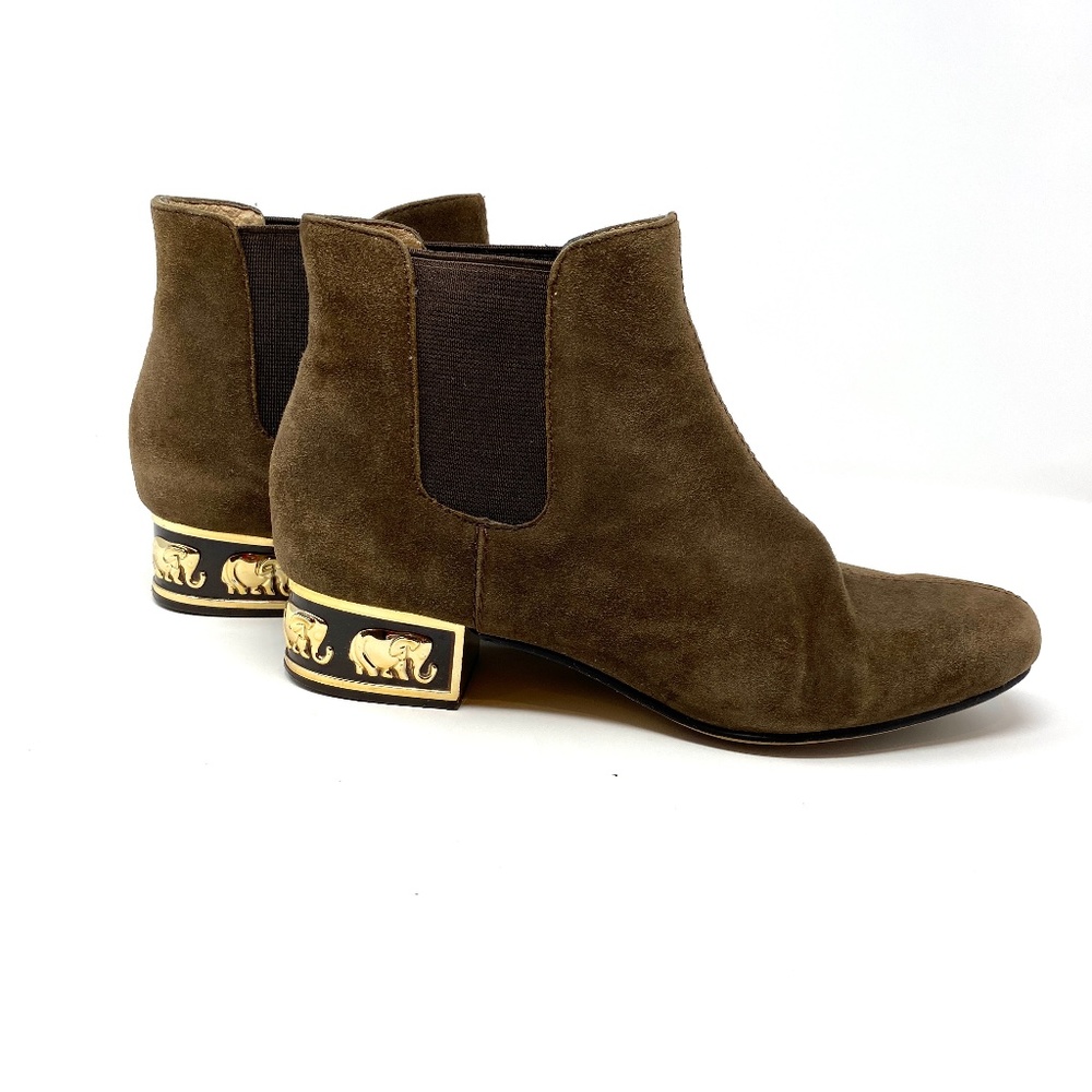 Nina Originals Trayci Booties Brown Suede Size 6.5